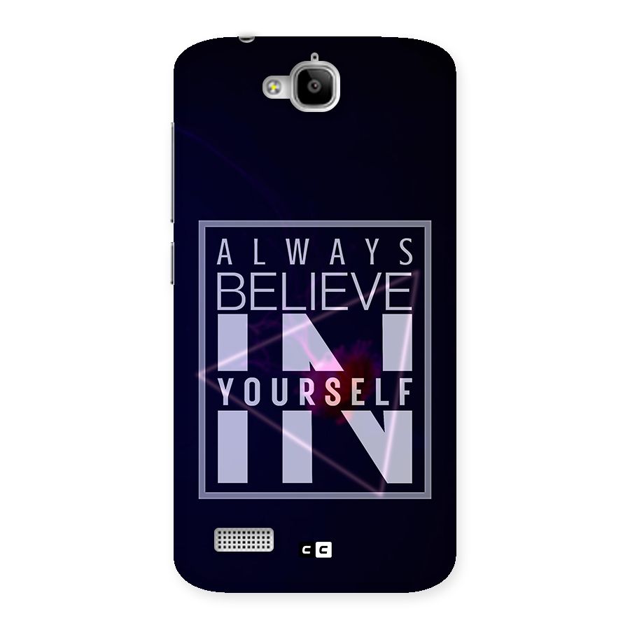 Always Believe in Yourself Back Case for Honor Holly