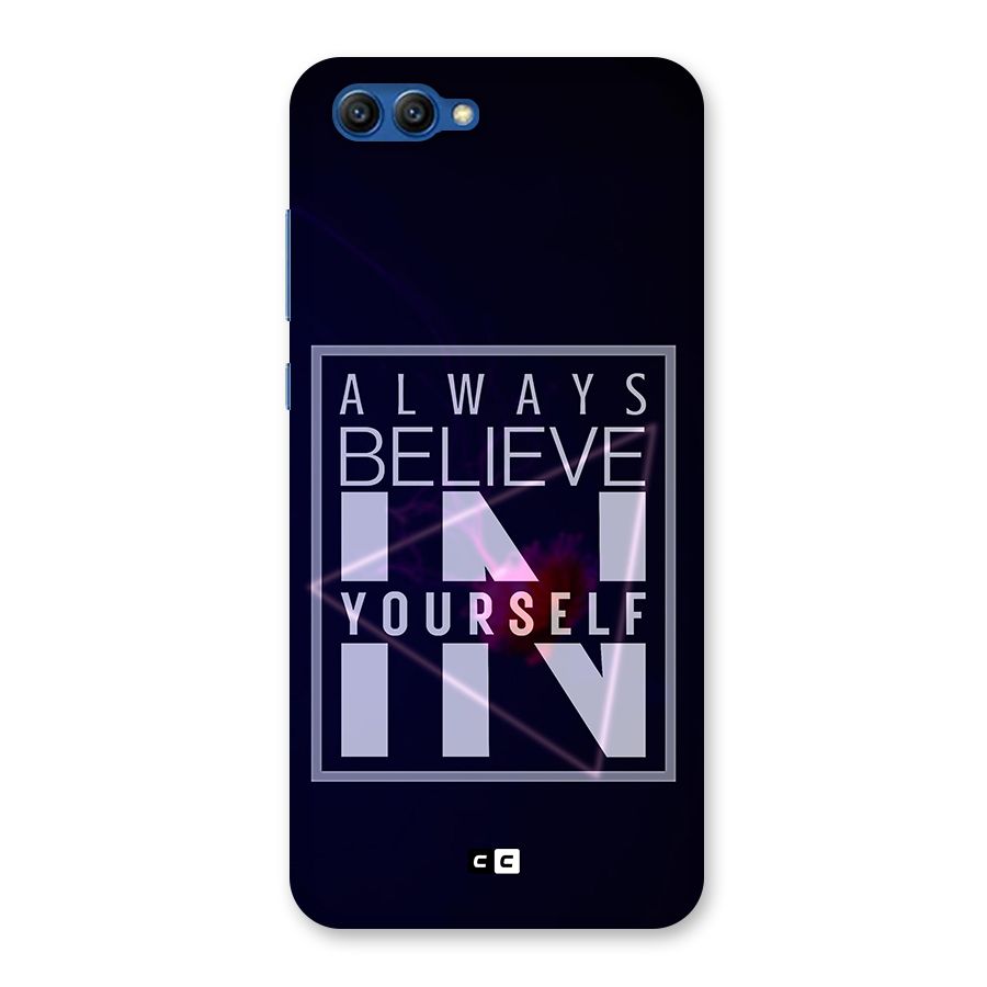 Always Believe in Yourself Back Case for Honor View 10