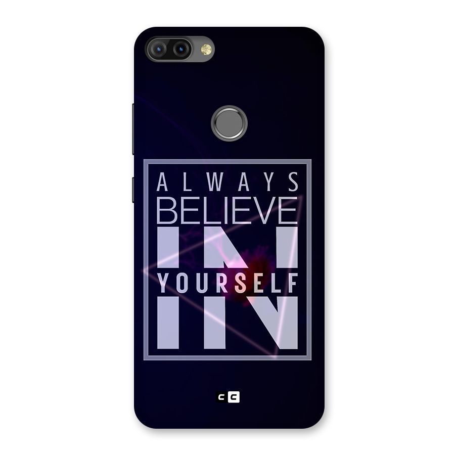 Always Believe in Yourself Back Case for Infinix Hot 6 Pro