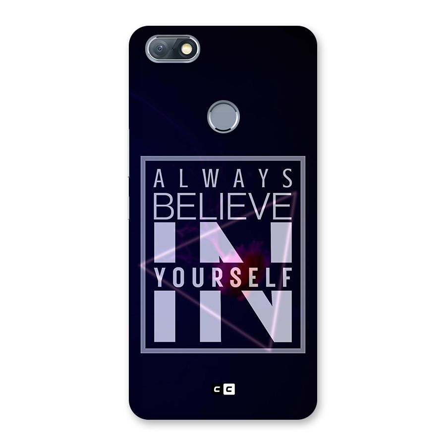 Always Believe in Yourself Back Case for Infinix Note 5