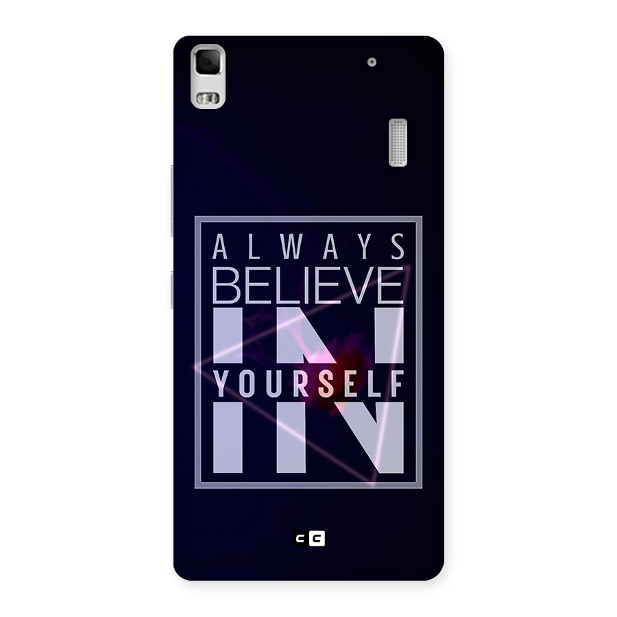 Always Believe in Yourself Back Case for Lenovo A7000