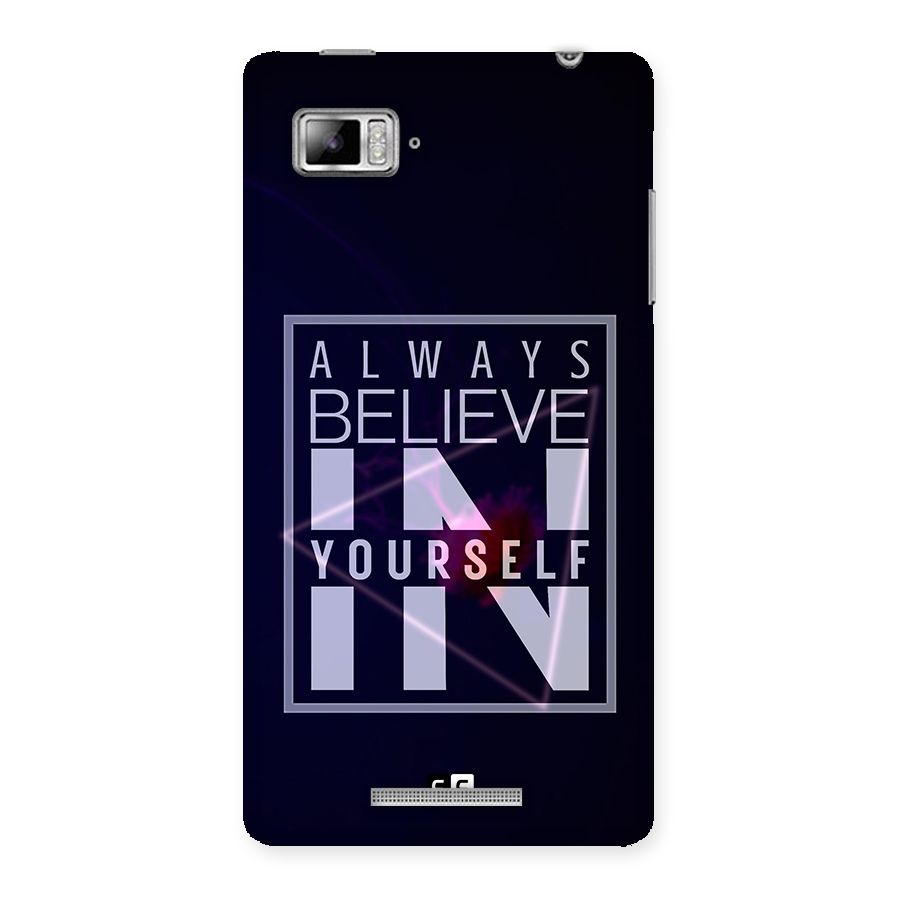 Always Believe in Yourself Back Case for Lenovo Vibe Z K910