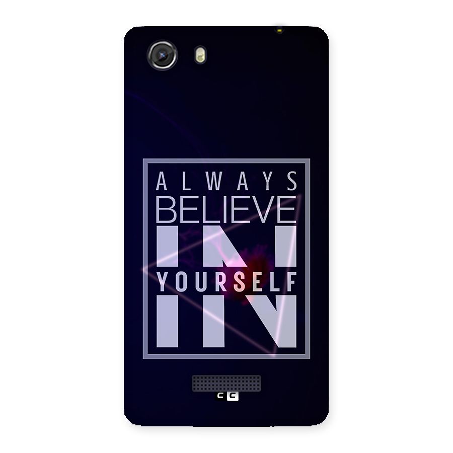 Always Believe in Yourself Back Case for Micromax Unite 3