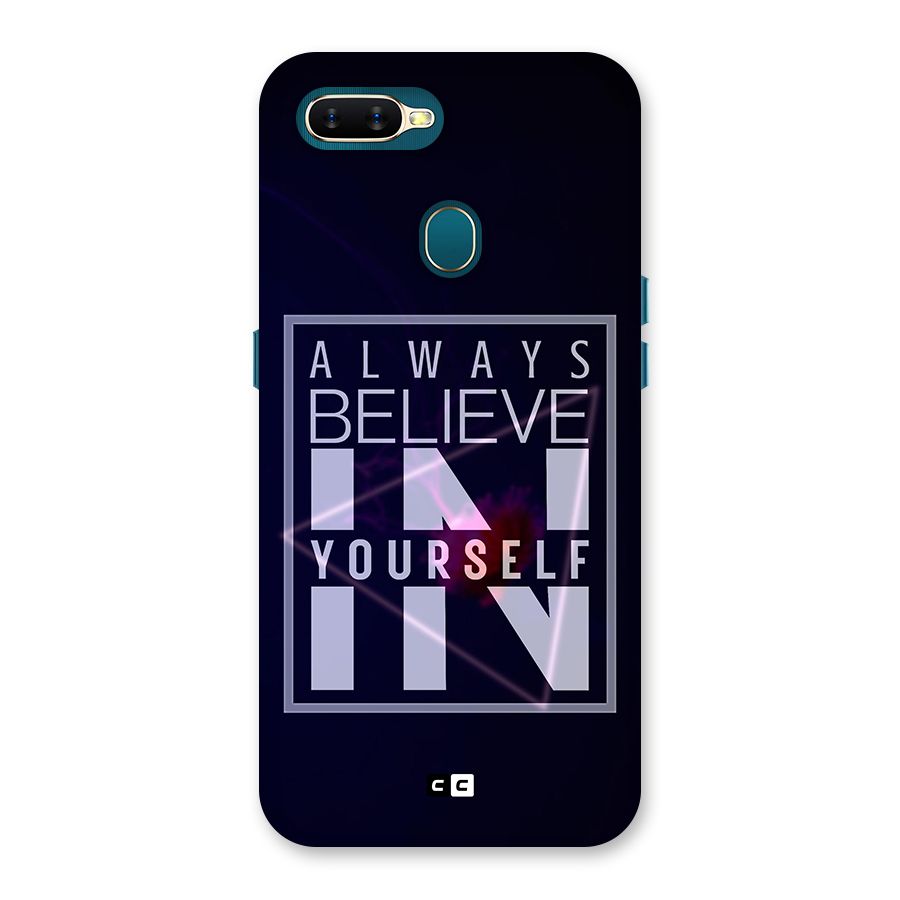 Always Believe in Yourself Back Case for Oppo A12s