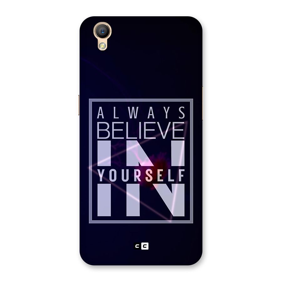 Always Believe in Yourself Back Case for Oppo A37