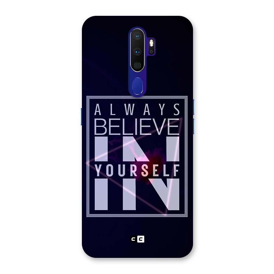 Always Believe in Yourself Back Case for Oppo A9 (2020)