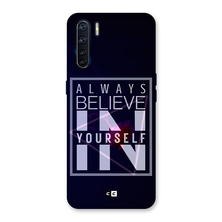 Always Believe in Yourself Back Case for Oppo F15