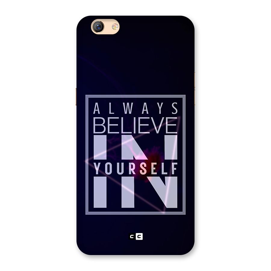 Always Believe in Yourself Back Case for Oppo F3 Plus
