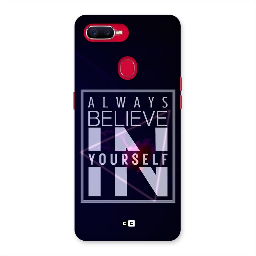 Always Believe in Yourself Back Case for Oppo F9 Pro