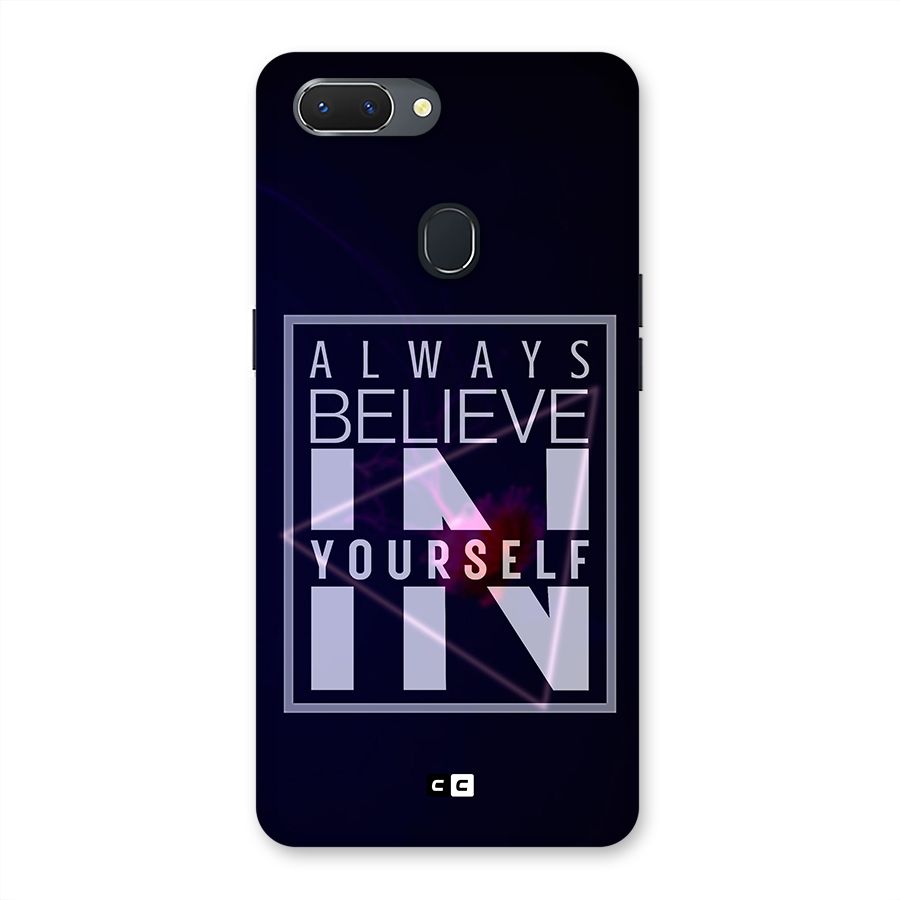 Always Believe in Yourself Back Case for Oppo Realme 2
