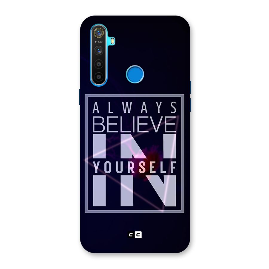 Always Believe in Yourself Back Case for Realme 5s