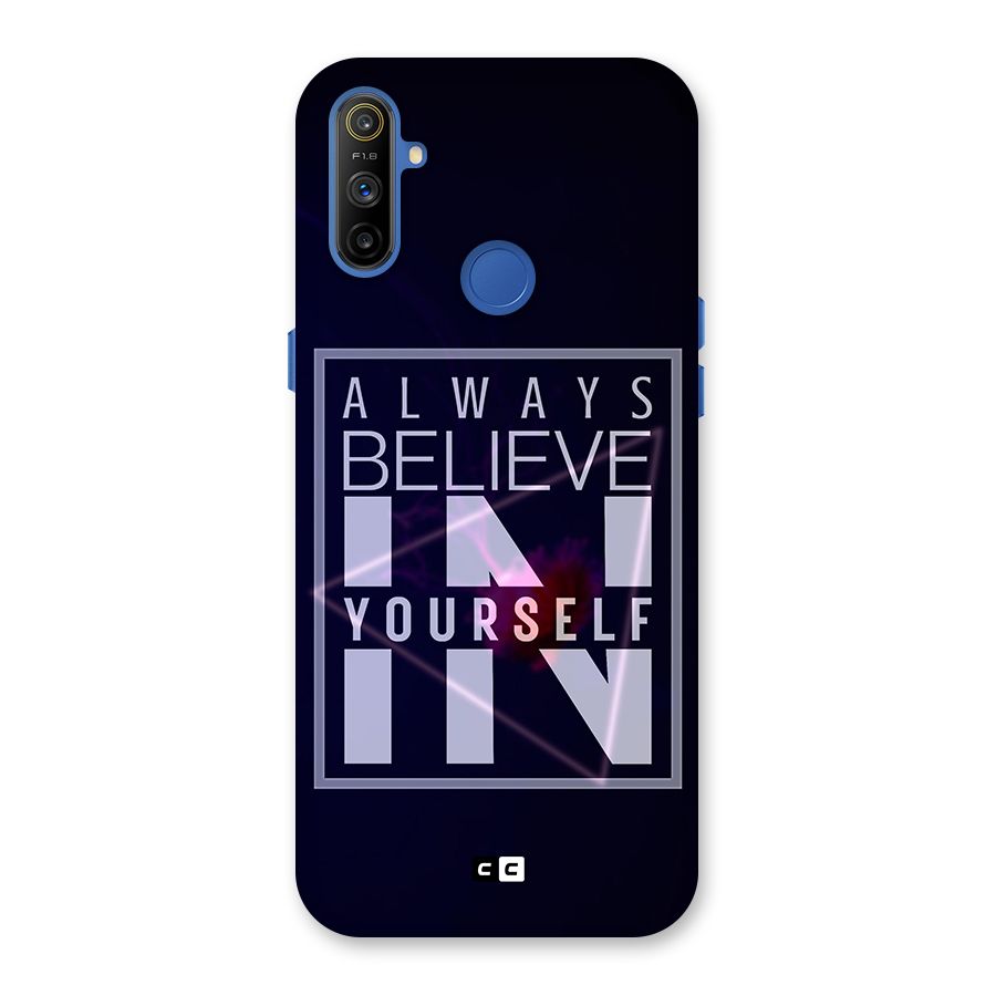 Always Believe in Yourself Back Case for Realme Narzo 10A