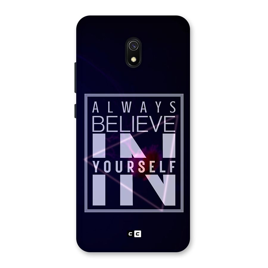 Always Believe in Yourself Back Case for Redmi 8A