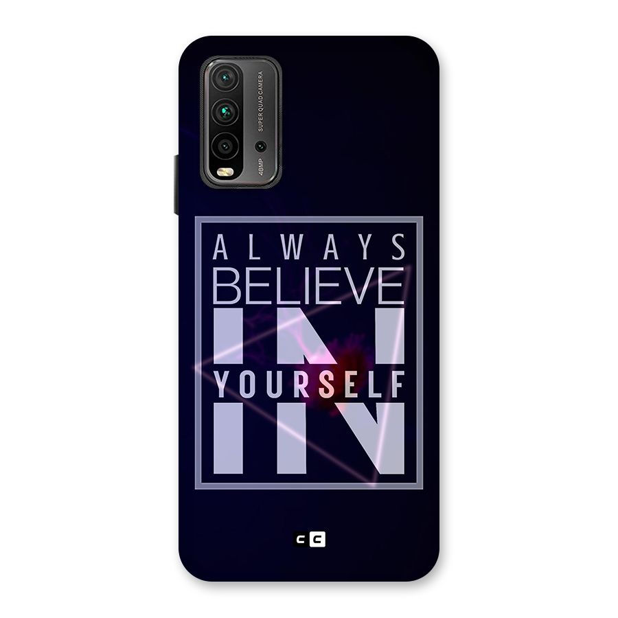Always Believe in Yourself Back Case for Redmi 9 Power