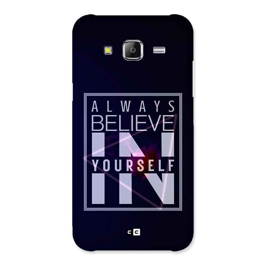Always Believe in Yourself Back Case for Samsung Galaxy J2 Prime