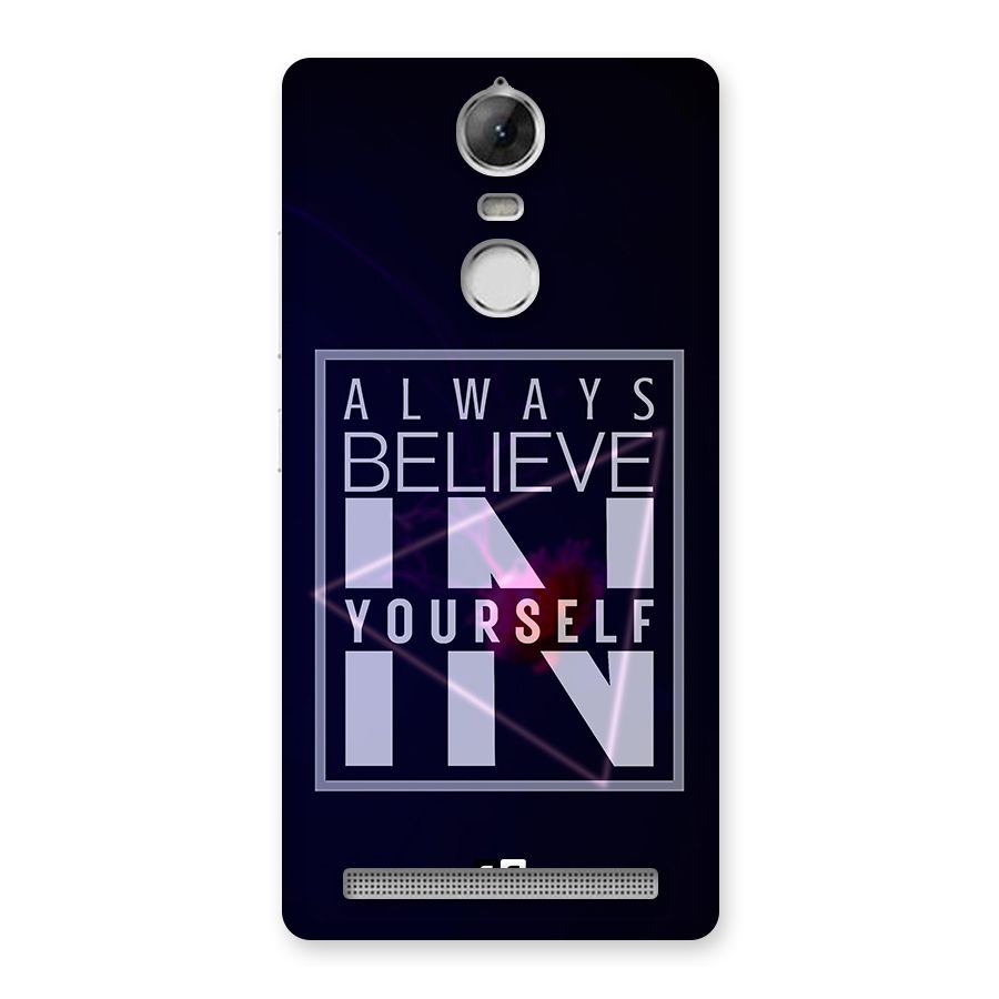 Always Believe in Yourself Back Case for Vibe K5 Note