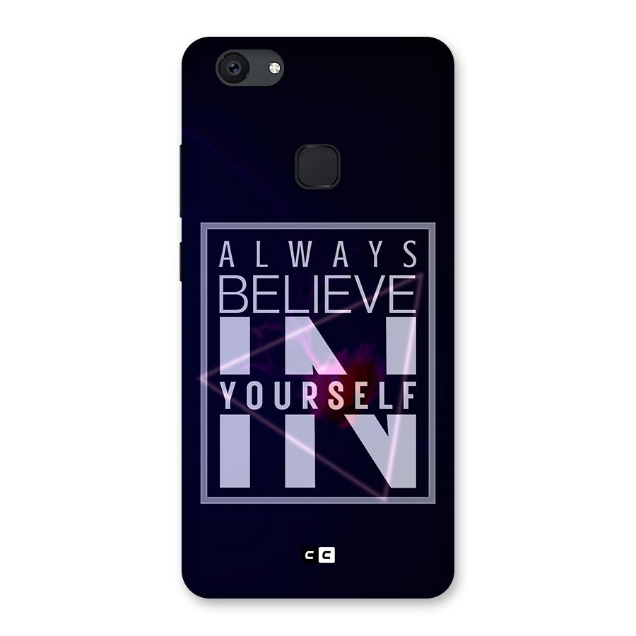 Always Believe in Yourself Back Case for Vivo V7 Plus