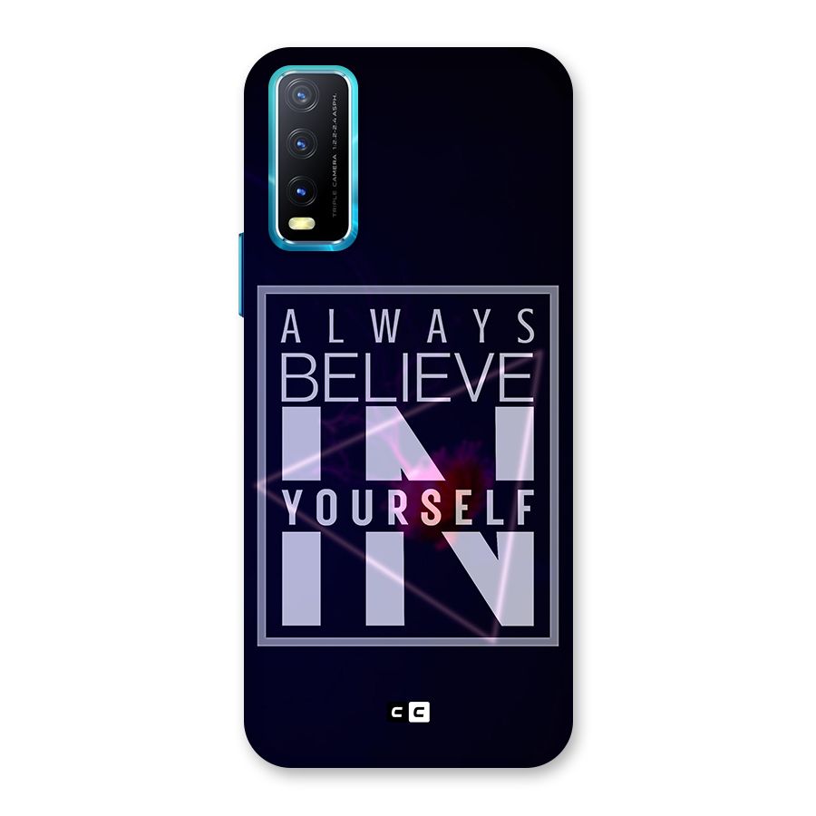Always Believe in Yourself Back Case for Vivo Y20A