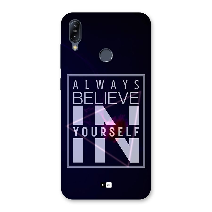Always Believe in Yourself Back Case for Zenfone Max M2