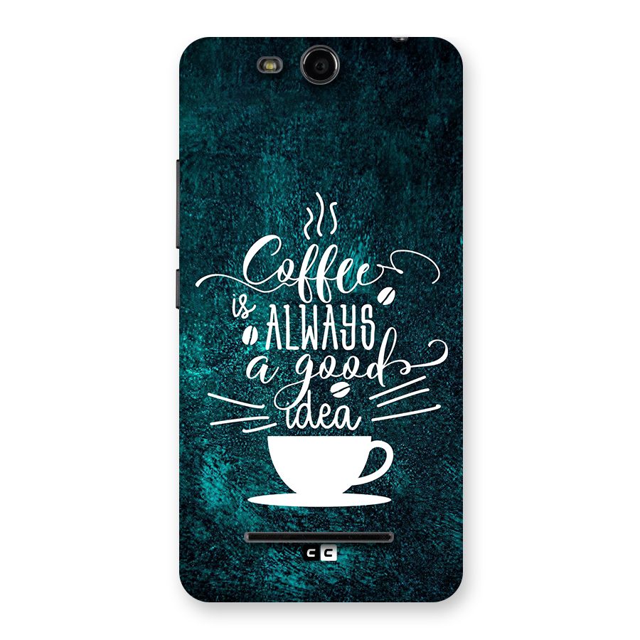 Always Coffee Back Case for Canvas Juice 3 Q392
