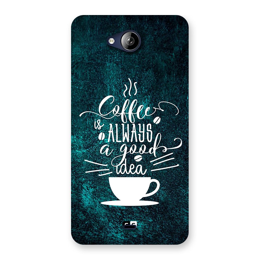 Always Coffee Back Case for Canvas Play Q355