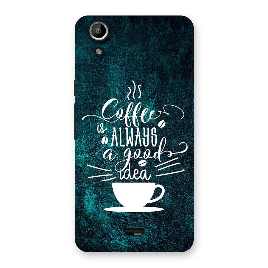 Always Coffee Back Case for Canvas Selfie Lens Q345