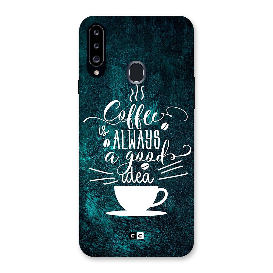 Always Coffee Back Case for Galaxy A20s