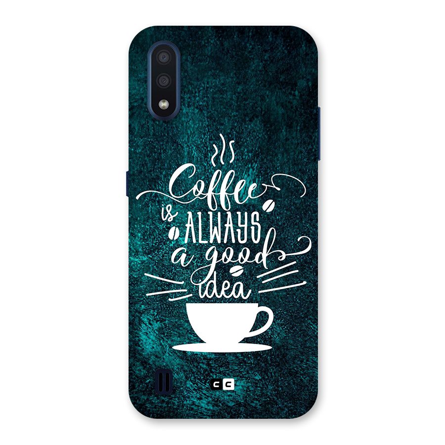 Always Coffee Back Case for Galaxy M01