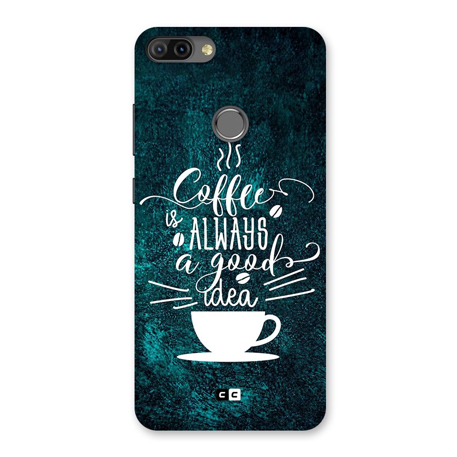 Always Coffee Back Case for Infinix Hot 6 Pro