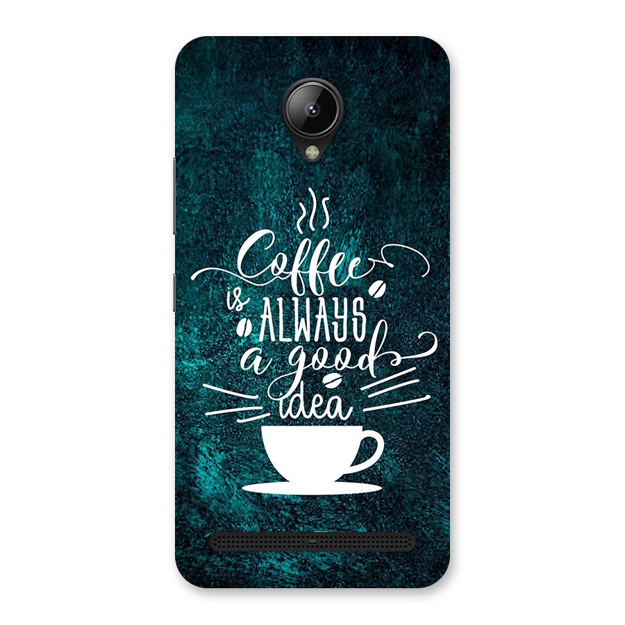 Always Coffee Back Case for Lenovo C2