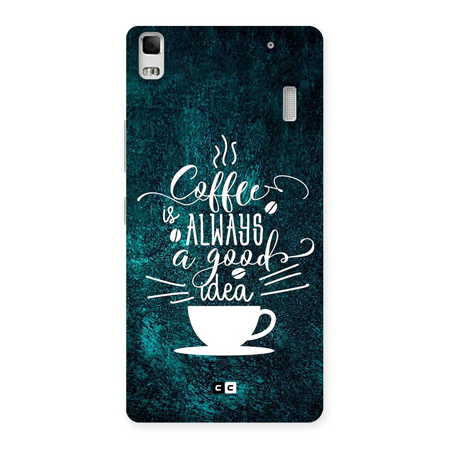 Always Coffee Back Case for Lenovo K3 Note