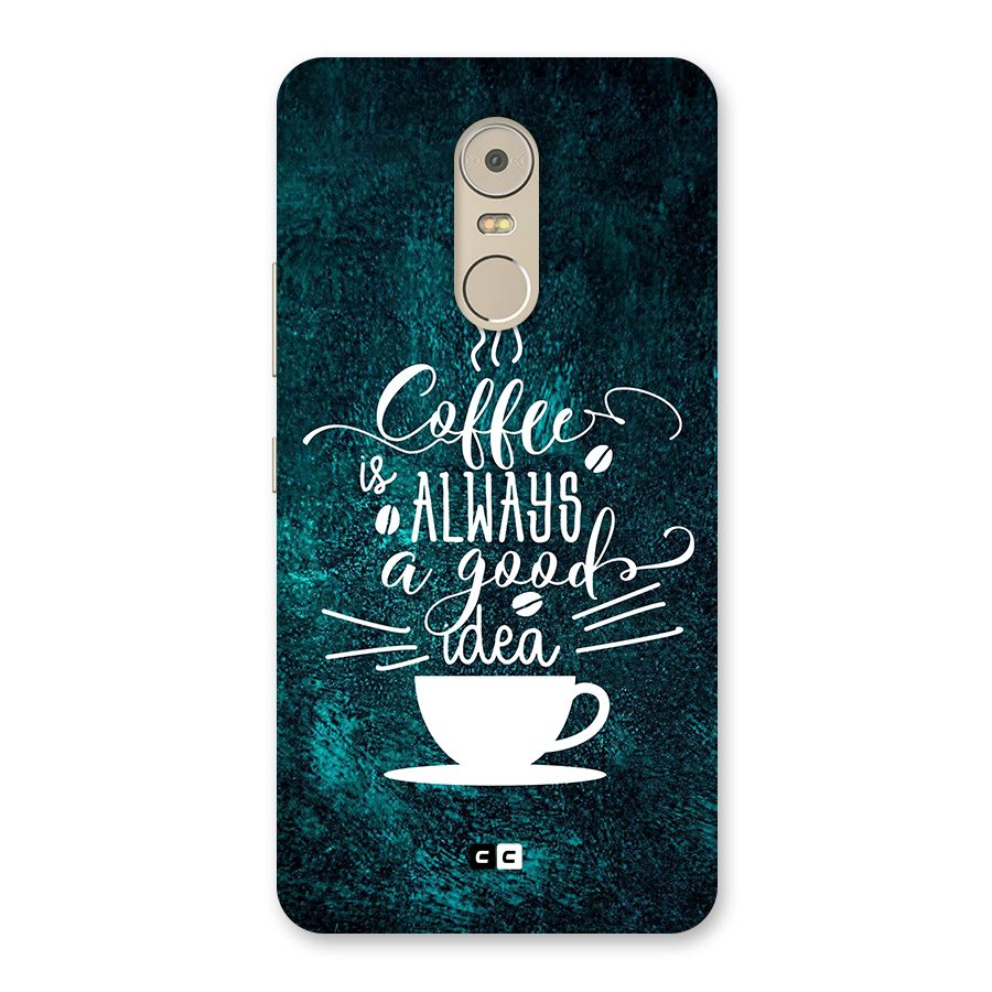 Always Coffee Back Case for Lenovo K6 Note