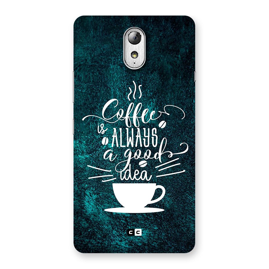 Always Coffee Back Case for Lenovo Vibe P1M