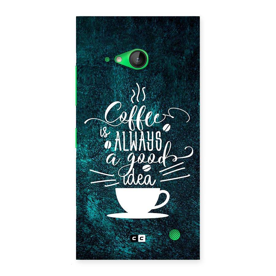 Always Coffee Back Case for Lumia 730
