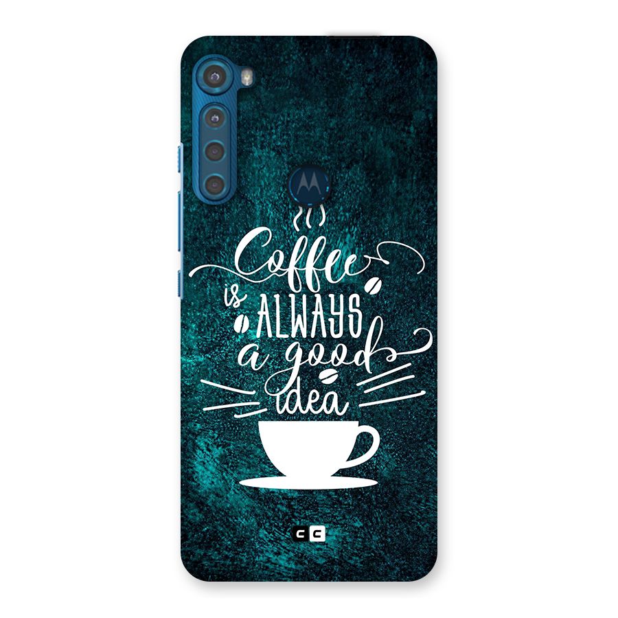 Always Coffee Back Case for Motorola One Fusion Plus