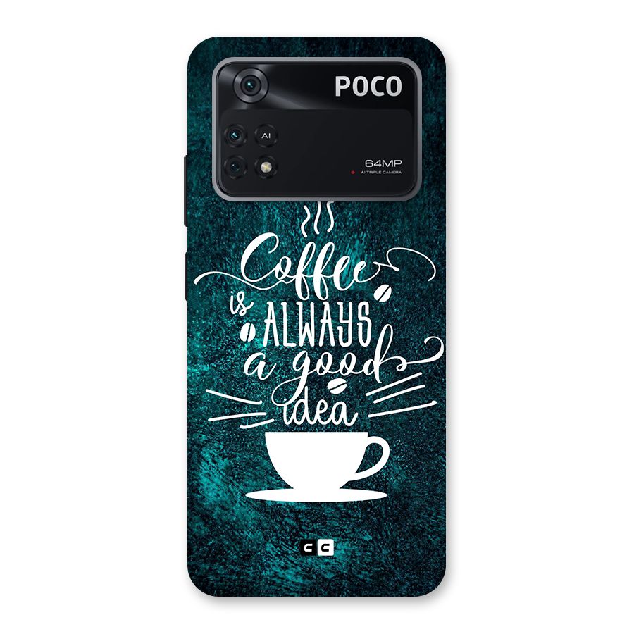 Always Coffee Back Case for Poco M4 Pro 4G
