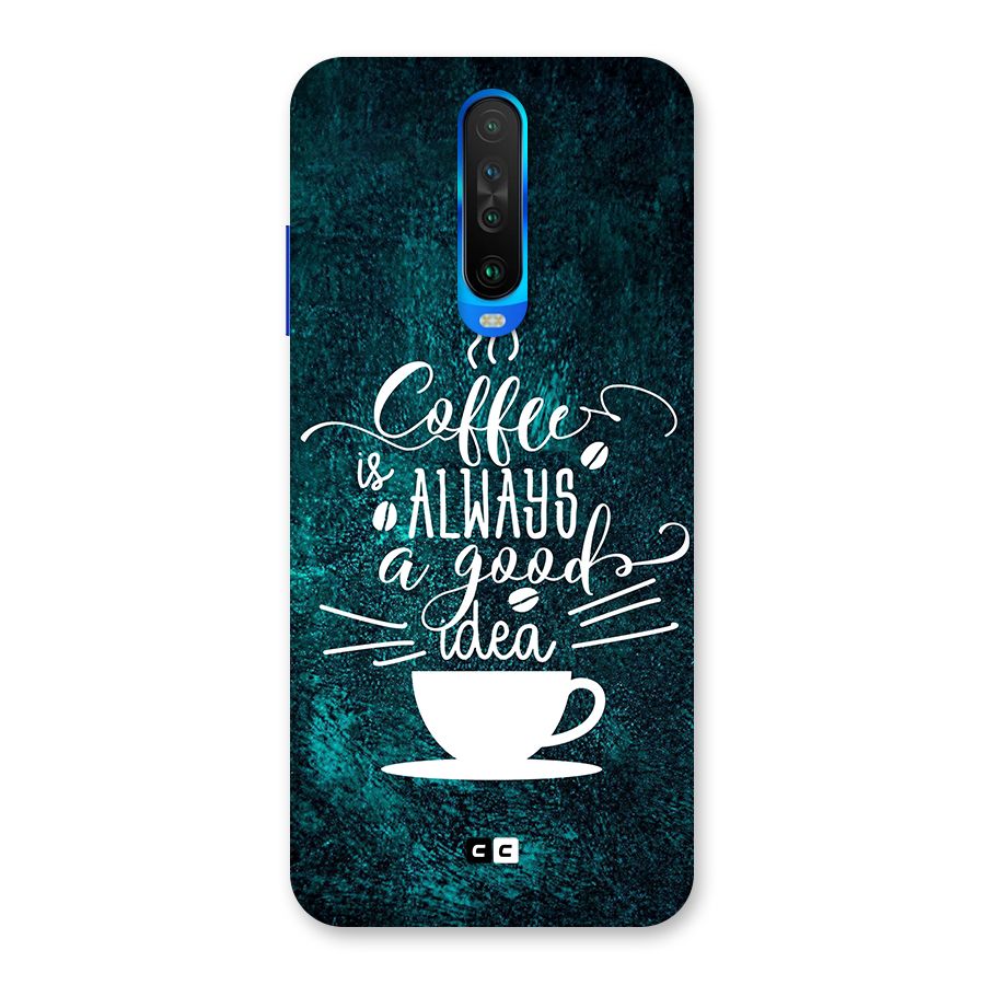 Always Coffee Back Case for Poco X2