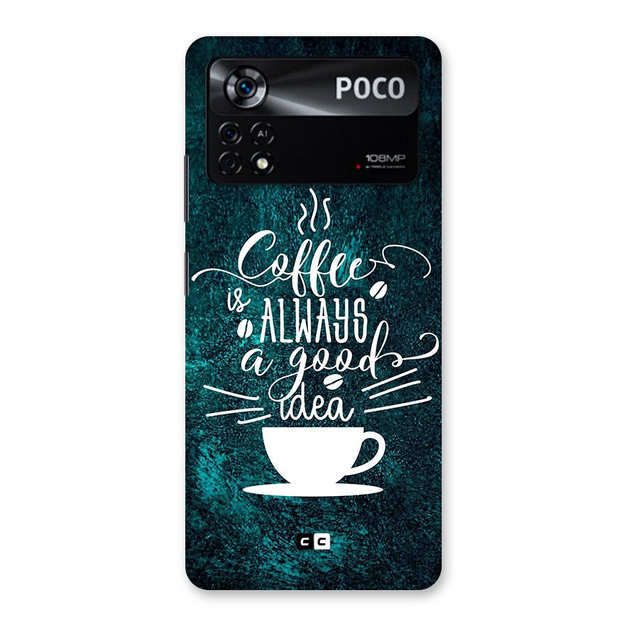 Always Coffee Back Case for Poco X4 Pro 5G