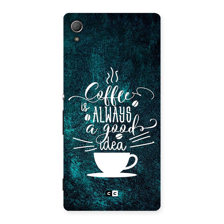 Always Coffee Back Case for Xperia Z3 Plus