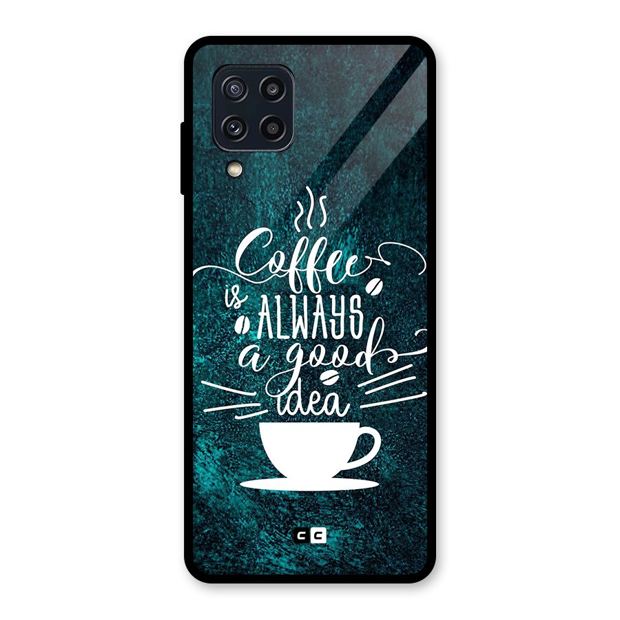 Always Coffee Glass Back Case for Galaxy M32