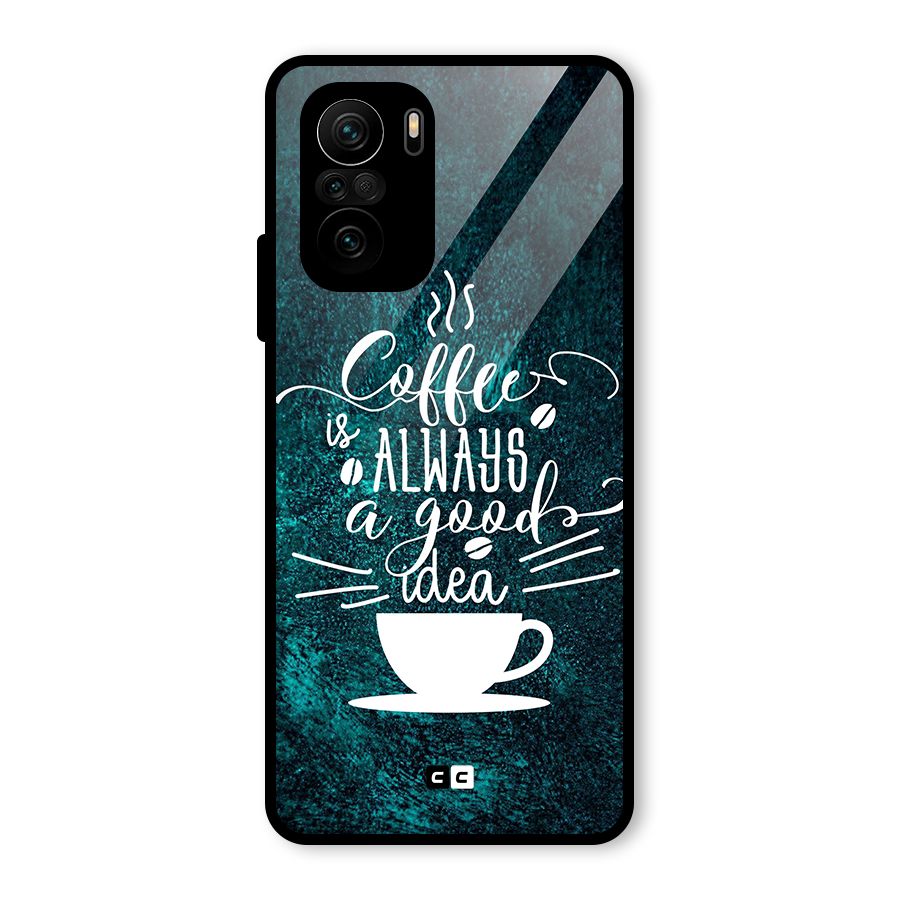 Always Coffee Glass Back Case for Mi 11X Pro