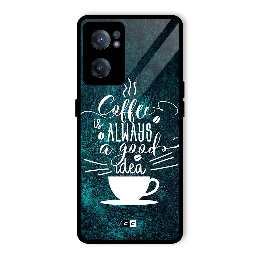 Always Coffee Glass Back Case for OnePlus Nord CE 2 5G