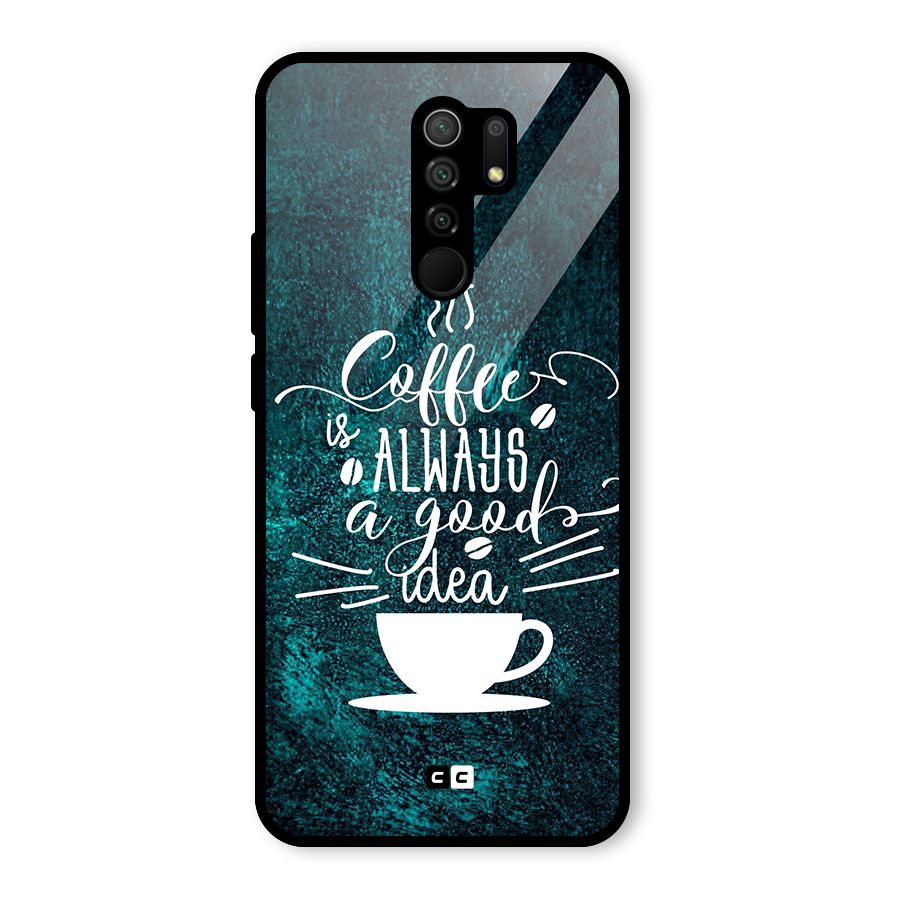 Always Coffee Glass Back Case for Poco M2