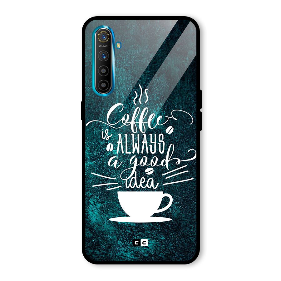 Always Coffee Glass Back Case for Realme X2