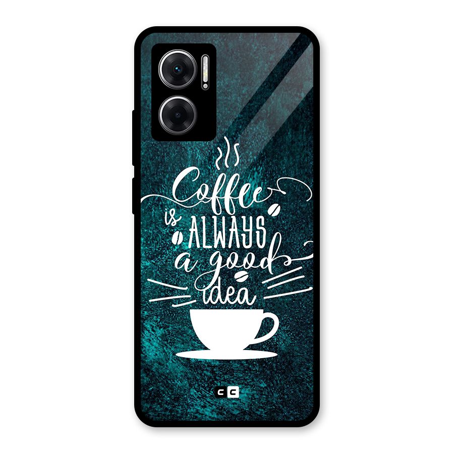 Always Coffee Glass Back Case for Redmi 11 Prime 5G