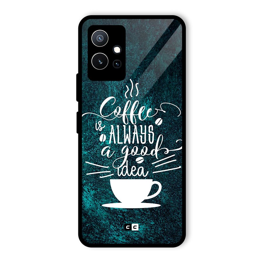 Always Coffee Glass Back Case for Vivo Y75 5G