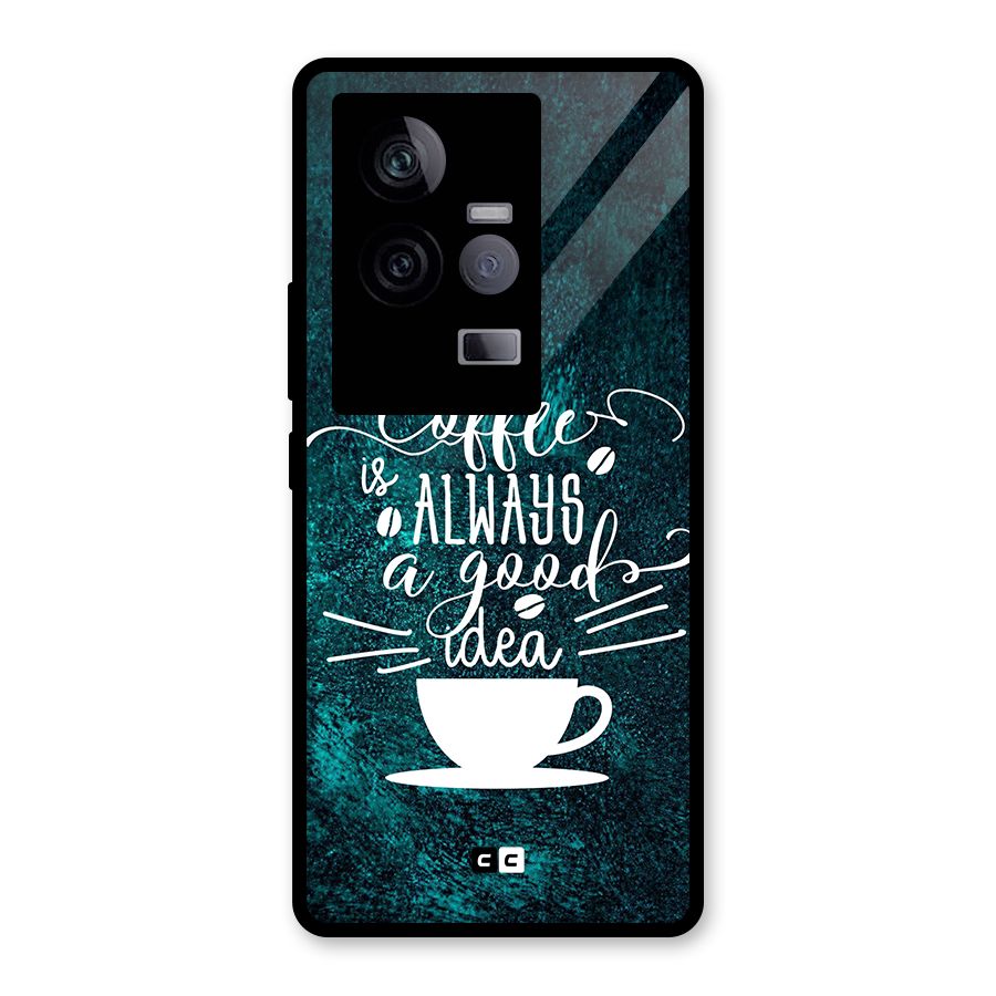 Always Coffee Glass Back Case for Vivo iQOO 11 5G