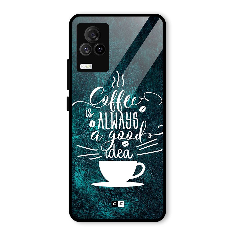 Always Coffee Glass Back Case for Vivo iQOO 7 Legend 5G
