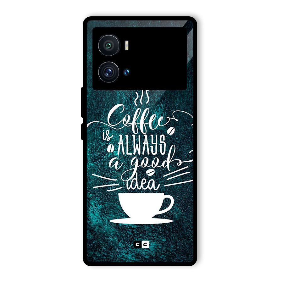 Always Coffee Glass Back Case for Vivo iQOO 9 Pro