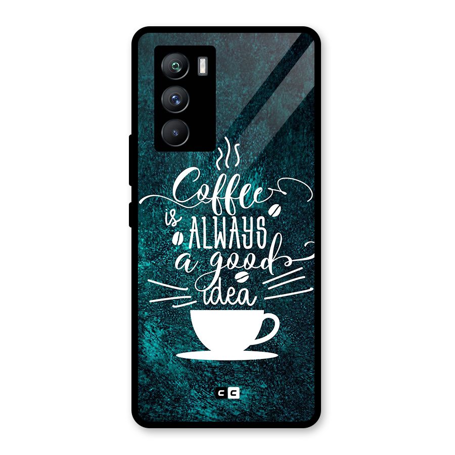 Always Coffee Glass Back Case for Vivo iQOO 9 SE